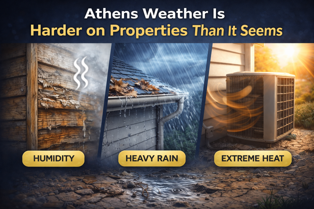 Athens weather and its property impact
