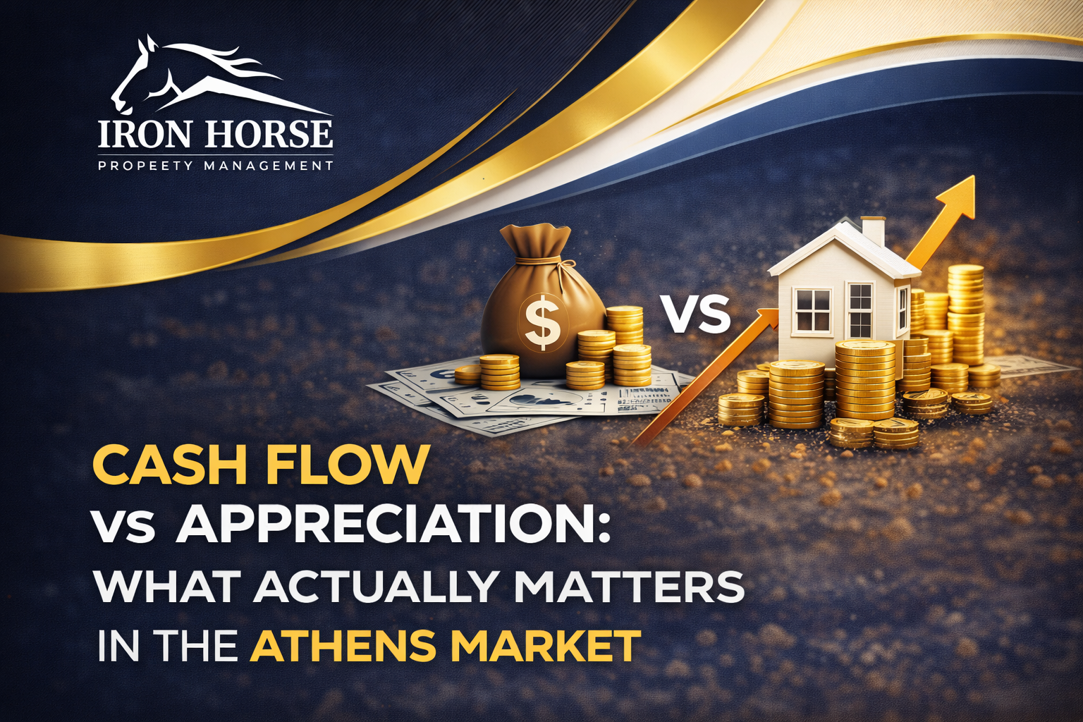 Cash flow vs appreciation in Athens market