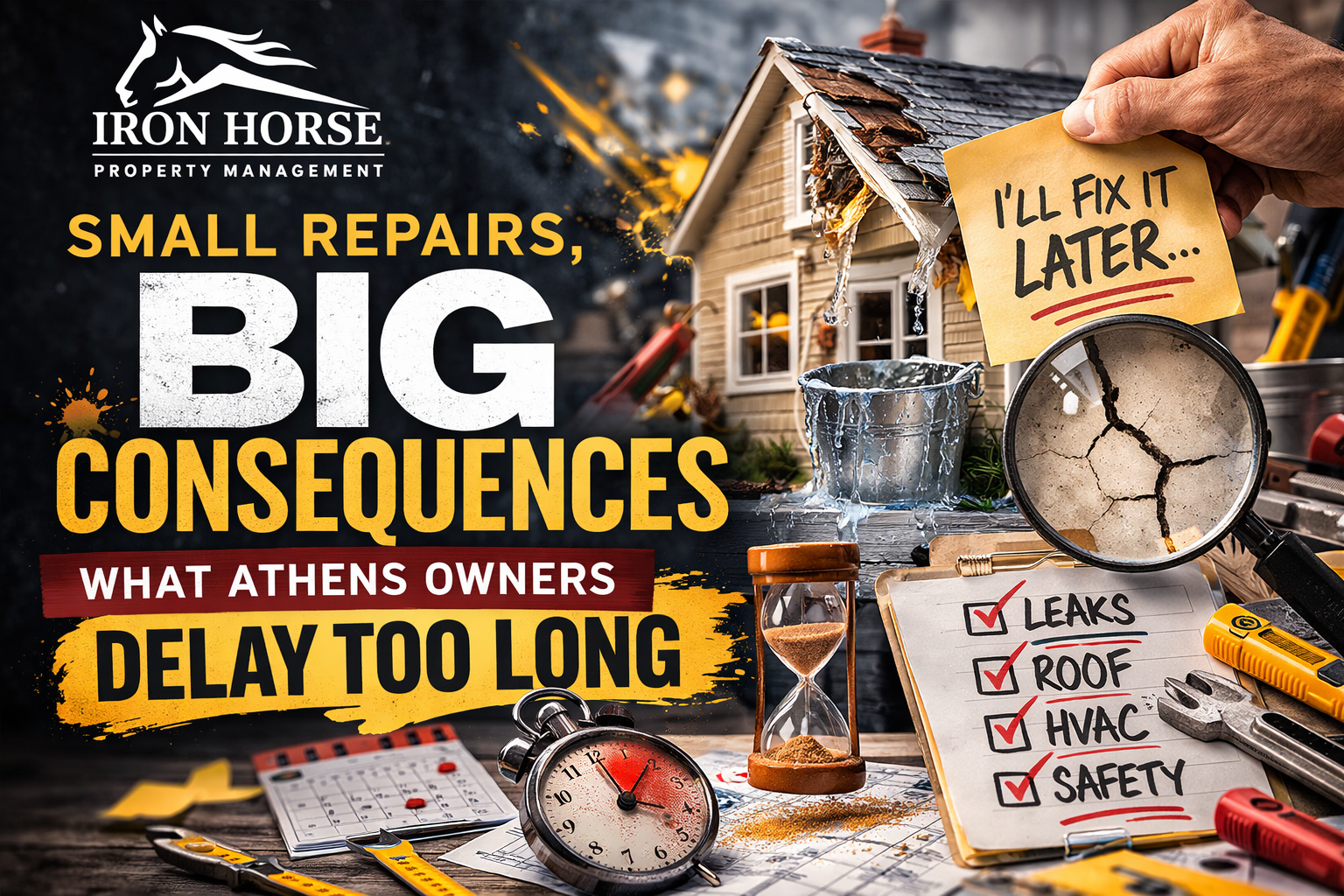 Small repairs, big consequences